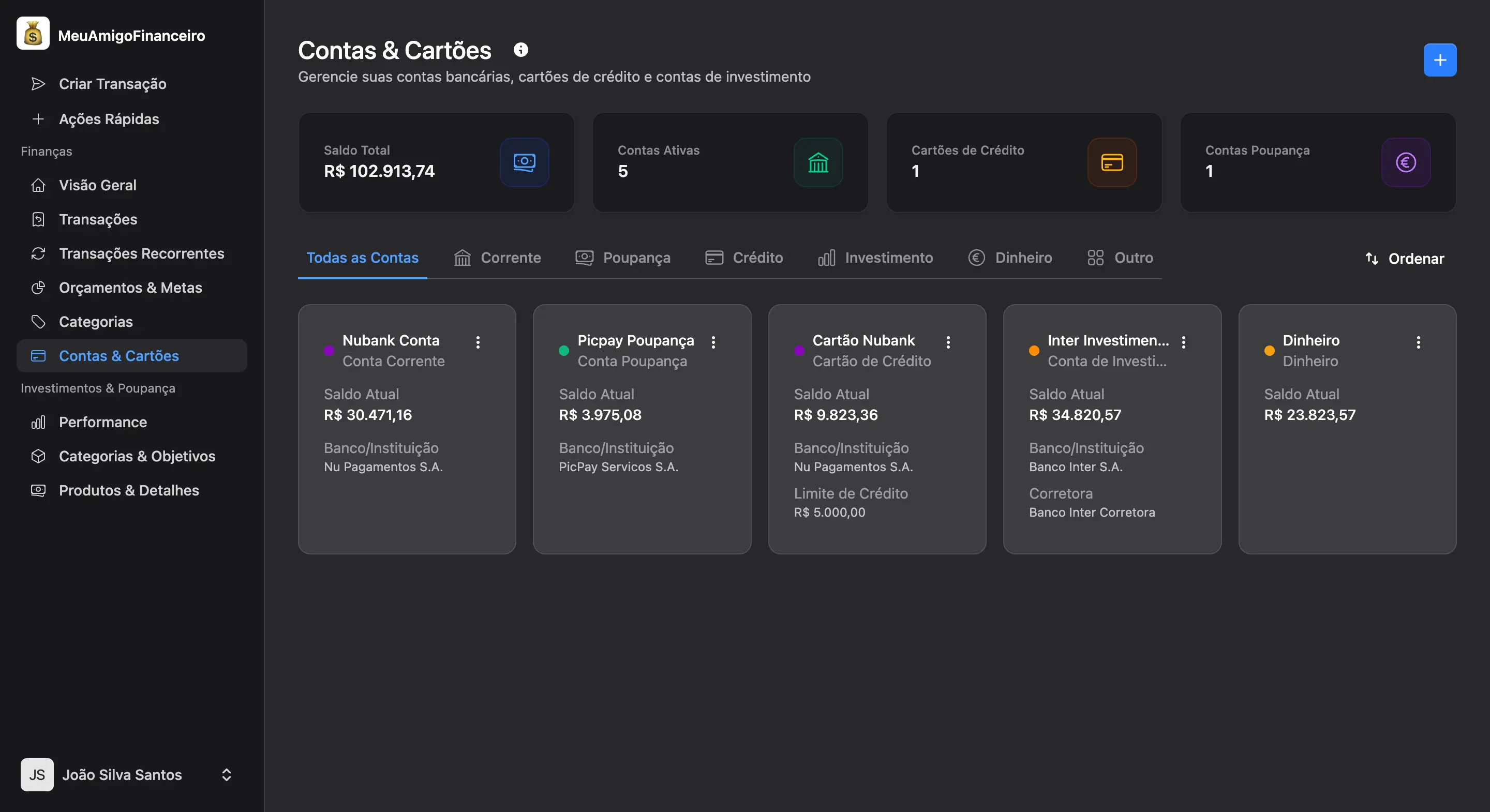 Financial Account Management